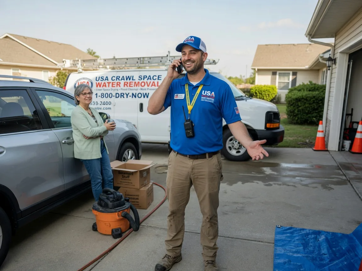 Crawl Space Water Removal Lampe, MO FAQs
